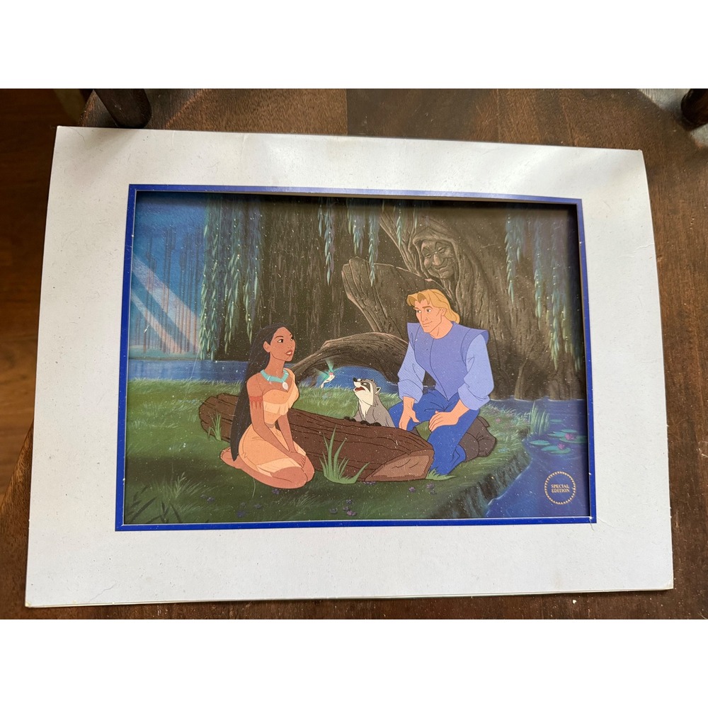 Disney Pocahontas Specialโ Edition Lithograph 1995 Walt Disney Home Video